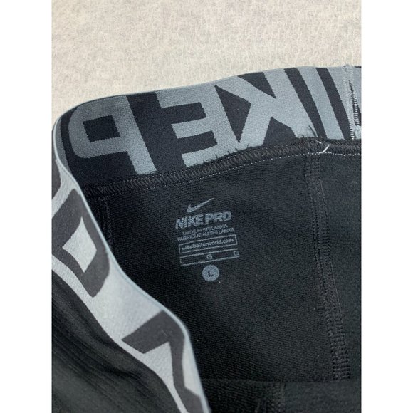 Nike‎ Pro Compression Full Length Athletic Base Layer (Men's Large) Black - Picture 5 of 15